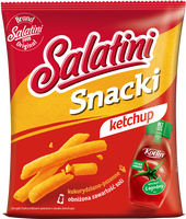 Salatini Zdrowe chipsy smak ketchupowy zdrowa przekąska 25 g