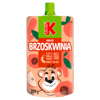 Kubuś Mus jabłko brzoskwinia 200 g