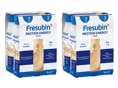 Fresubin® Protein Energy Drink,  smak orzechowy 8 x 200ml. Żywność specjalnego przeznaczenia  medycznego. Bogata w białko 
