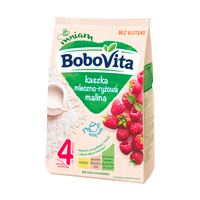 BoboVita Kaszka mleczno-ryżowa o smaku malinowym po 4 miesiącu 230g