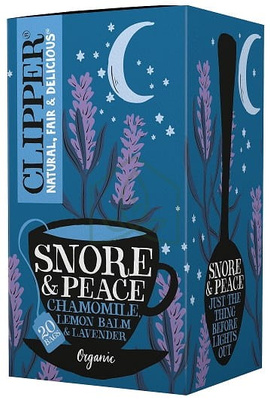 Clipper herbatka z Melisą i Lawendą Snore & Peace BIO 20 saszetek
