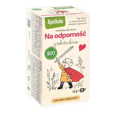 Apotheke herbatka dla dzieci na odporność z rokitnikiem 20 saszetek
