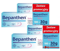 Bepanthen Baby maść na odparzenia ZESTAW 2 x 100g + 30g