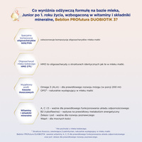 Bebilon PROfutura DUOBIOTIK 3 odżywcza formuła na bazie mleka po 1. roku życia ZESTAW 3 x 800 g