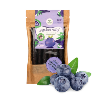 Jagodowe rollsy wsparcie funkcji poznawczych 50 g