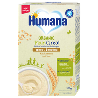 Humana Organic Kaszka bezmleczna kaszka manna po 4. miesiącu 200 g