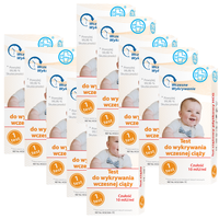 Testeo test ciążowy HCG płytkowy do wykrywania wczesnej ciąży ZESTAW 10szt