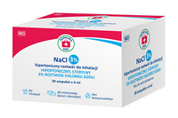 Sól hipertoniczna NaCl 3% do inhalacji bez konserwantów dla dzieci i dorosłych 30 ampułek