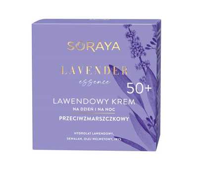Soraya laveder essence lawendowy krem przeciwzmarszczkowy na dzień i noc 50+ 50ml