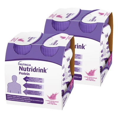 Nutridrink Protein o smaku owoce leśne ZESTAW 8 x 125 ml