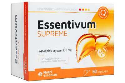 SUPREME Essentivum wątroba metabolizm tłuszczów 50 kapsułek