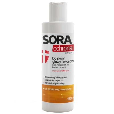 Sora Ochrona szampon do skóry głowy i włosów NA WSZY 150 ml