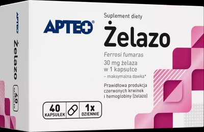 APTEO Żelazo 40 kapsułek