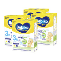 BEBIKO JUNIOR NUTRIflor Expert 3R formuła na bazie mleka z kleikiem ryżowym, powyżej 1. roku życia ZESTAW 4 x 550 g