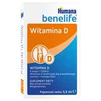 Humana Benelife Suplement diety witamina D 5,5 ml