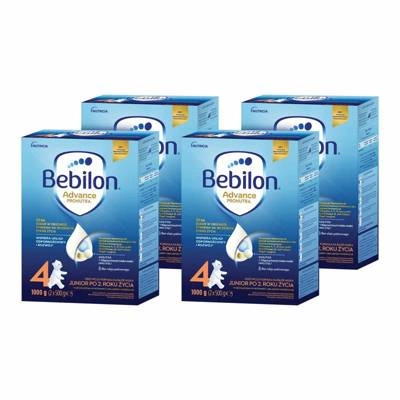 Bebilon 4 Advance Pronutra Junior Formuła na bazie mleka po 2. roku życia ZESTAW 4x1000 g