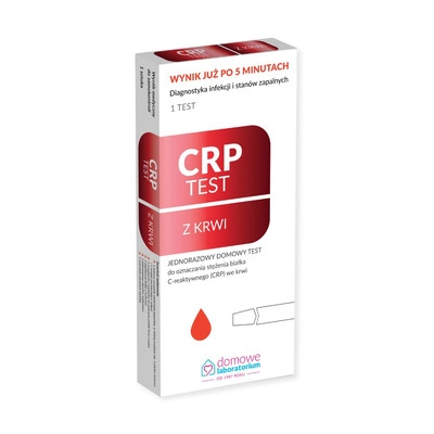CRP test na stężenie białka C-reaktywnego we krwi 1 sztuka