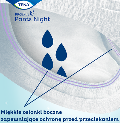 TENA Pants ProSkin Super Night L Majtki chłonne 30szt.