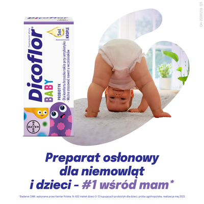 Dicoflor baby krople dla niemowląt i dzieci 5 ml