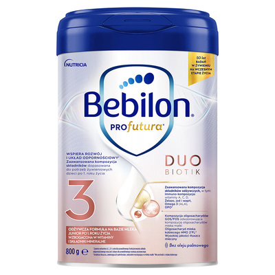  Bebilon PROfutura DUOBIOTIK 3 odżywcza formuła na bazie mleka po 1. roku życia 800 g