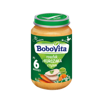 BoboVita Zestaw Mix-1 Obiadków po 6 miesiącu 12x190g	