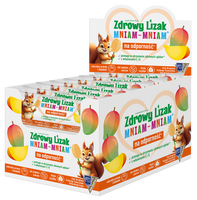 Zdrowy lizak dla dzieci mniam mniam z witaminami smak mango ŁEZKA 40 sztuk