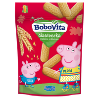 BoboVita Ciasteczka Peppa Pig pszenno-orkiszowe różne smaki mix ZESTAW 6 x 150 g