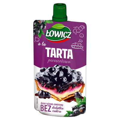 Łowicz Deser ryżowo-owocowy a'la tarta porzeczkowa 100 g