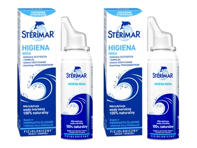 STERIMAR fizjogoliczny spray do nosa izotoniczna woda morska ZESTAW 2 x 100 ml