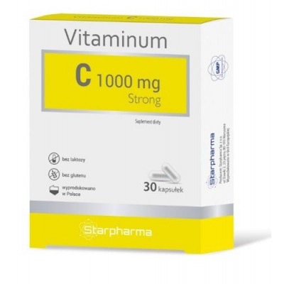 Starpharma Vitaminum Witamina C 1000 mg Strong 30 kapsułek