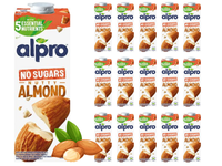 Alpro Napój migdałowy niesłodzony ZESTAW 16 x 1 L
