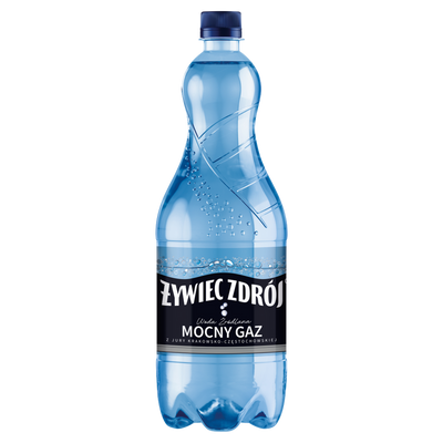Żywiec Zdrój Mocny Gaz Woda źródlana ZESTAW 12 x 1 l