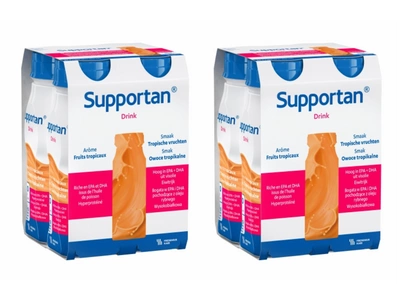 Supportan Drink, smak owoce tropikalne, 8 x 200 ml.  Żywność specjalnego przeznaczenia medycznego. Pacjent onkologiczny, wyniszczony. 