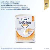 Bebilon Comfort 1 Żywność specjalnego przeznaczenia medycznego dla niemowląt od urodzenia w przypadku kolki lub zaparcia ZESTAW 6 x 400 g