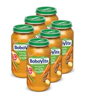 Obiadek dla dziecka BoboVita Junior Warzywna potrawka z wołowiną obiadek 1-3 lata 6x250g