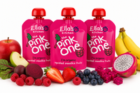 Ella's Kitchen BIO PINK ONE deserek owocowe smoothie ze smoczym owocem ZESTAW 3 x 90 g