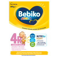 Bebiko Junior 4R Odżywcza formuła na bazie mleka dla dzieci powyżej 2. roku życia ZESTAW 2 x 350 g