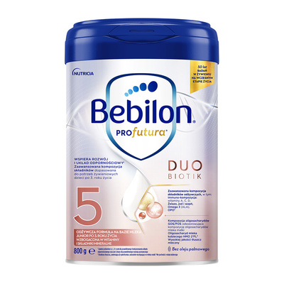 Bebilon PROfutura DUOBIOTIK 5 odżywcza formuła na bazie mleka po 3. roku życia ZESTAW 4 x 800 g