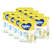 BEBIKO JUNIOR NUTRIflor Expert 3 formuła na bazie mleka, powyżej 1. roku życia ZESTAW 8 x 550 g