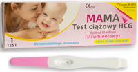 MAMA test ciążowy strumieniowy wczesna ciąża czuły ZESTAW 10 x 1 test