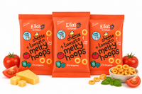 Ella's Kitchen BIO Chrupiące krążki z serem i pomidorami ZESTAW 3 x 20 g