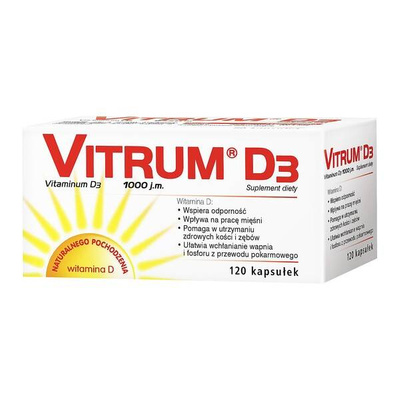 Vitrum D3 1000j.m. 120kap