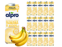 Alpro roślinny napój bananowy ZESTAW 16 x 1 L