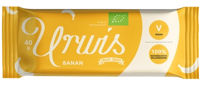 Zmiany Zmiany baton URWIS bananowy zdrowe przekąski 70 g