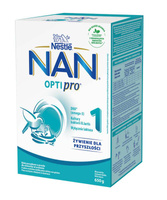 NAN OPTIPRO 1 mleko modyfikowane dla niemowląt od urodzenia ZESTAW 6x650g