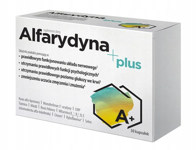 Alfarydyna Plus na układ nerwowy urydyna cytydyna 30 kapsułek