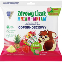 Zdrowy lizak dla dzieci mniam mniam z witaminami 3 sztuki + PREZENT + GRATIS!
