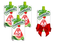Tymbark mus XXL o smaku jabłko arbuz zdrowa przekąska 200 g ZESTAW 3 + 1 GRATIS!