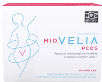 Miovelia PCOS dla kobiet HORMONY mio inozytole ZESTAW 2 x 60 kapsułek