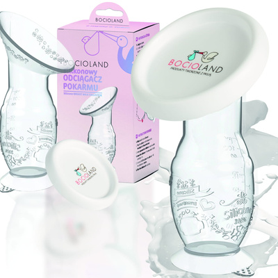 Bocioland kolektor silikonowy do mleka odciągacz pokarmu 1 sztuka